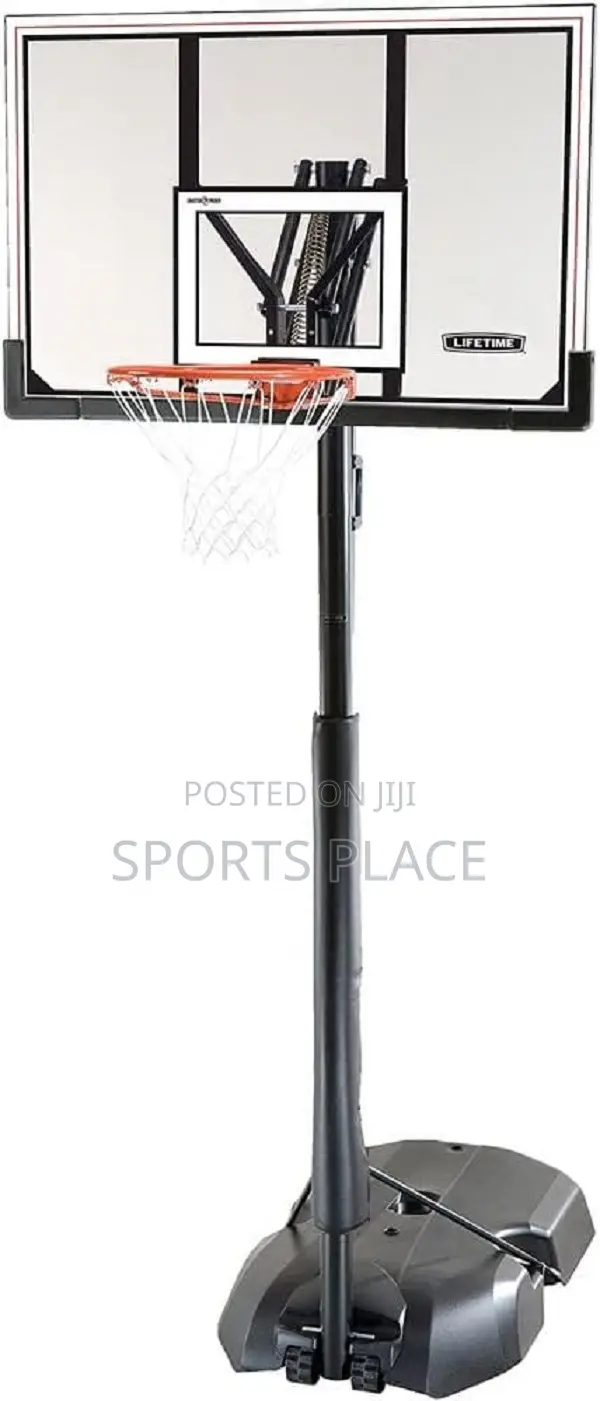 Steel Lifetime Basketball Hoop Stand