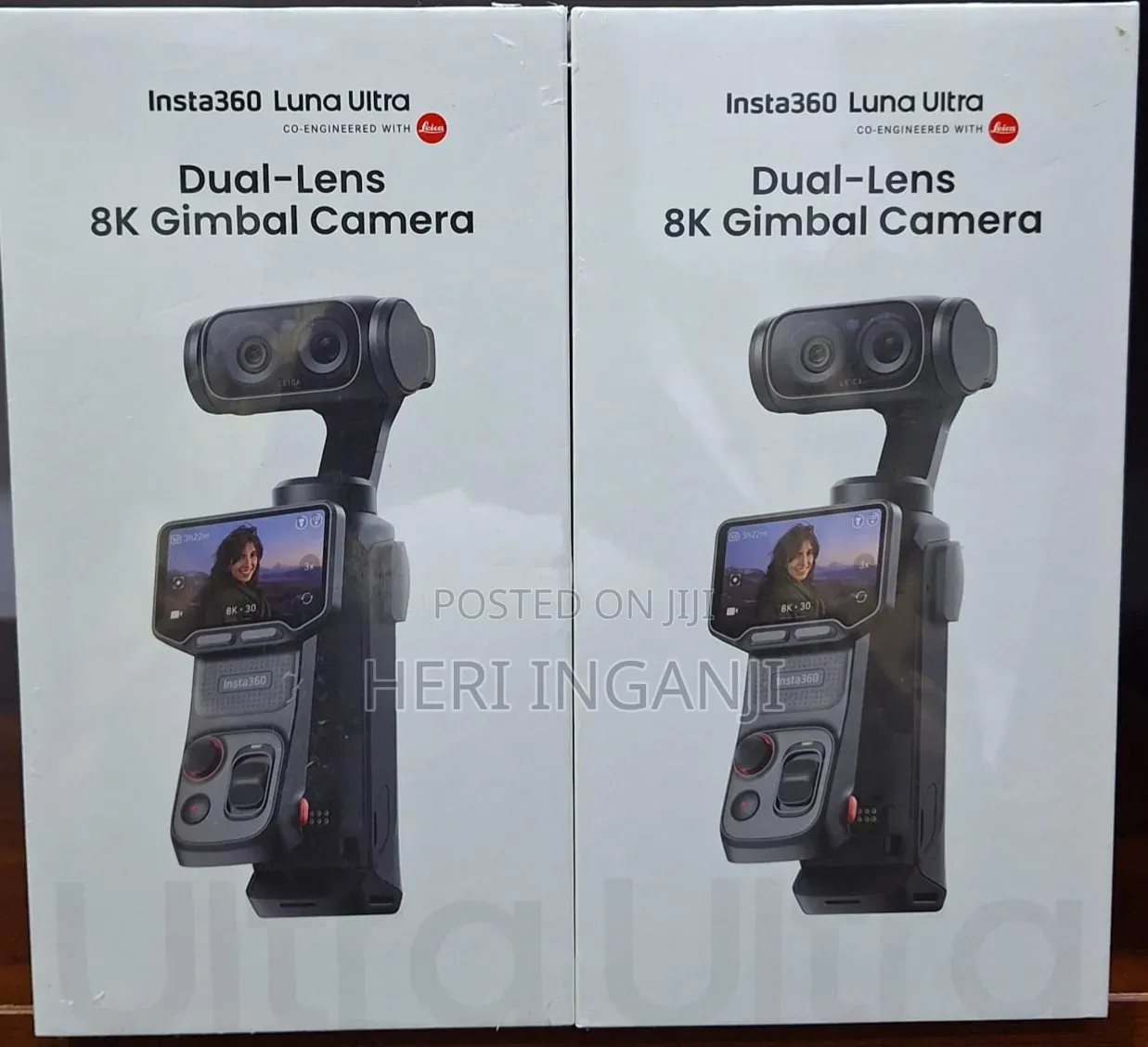 Insta 360 Luna Ultra Dual Lens Gimbal Camera