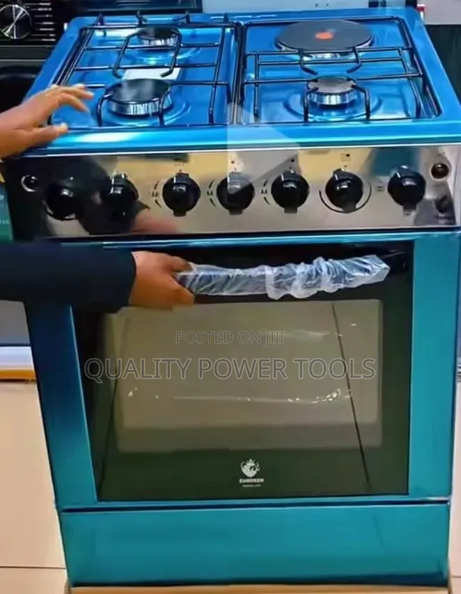 *60×65 Euroken 3+1 Standing Cooker With Electric Oven