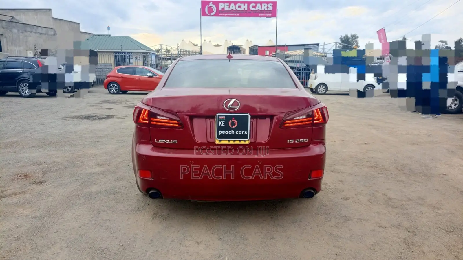 Lexus IS 2008 Red