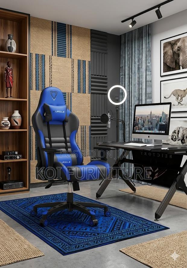 Office Chairs; Leather Home Office Creazene Gaming Chairs - thumbnail 2