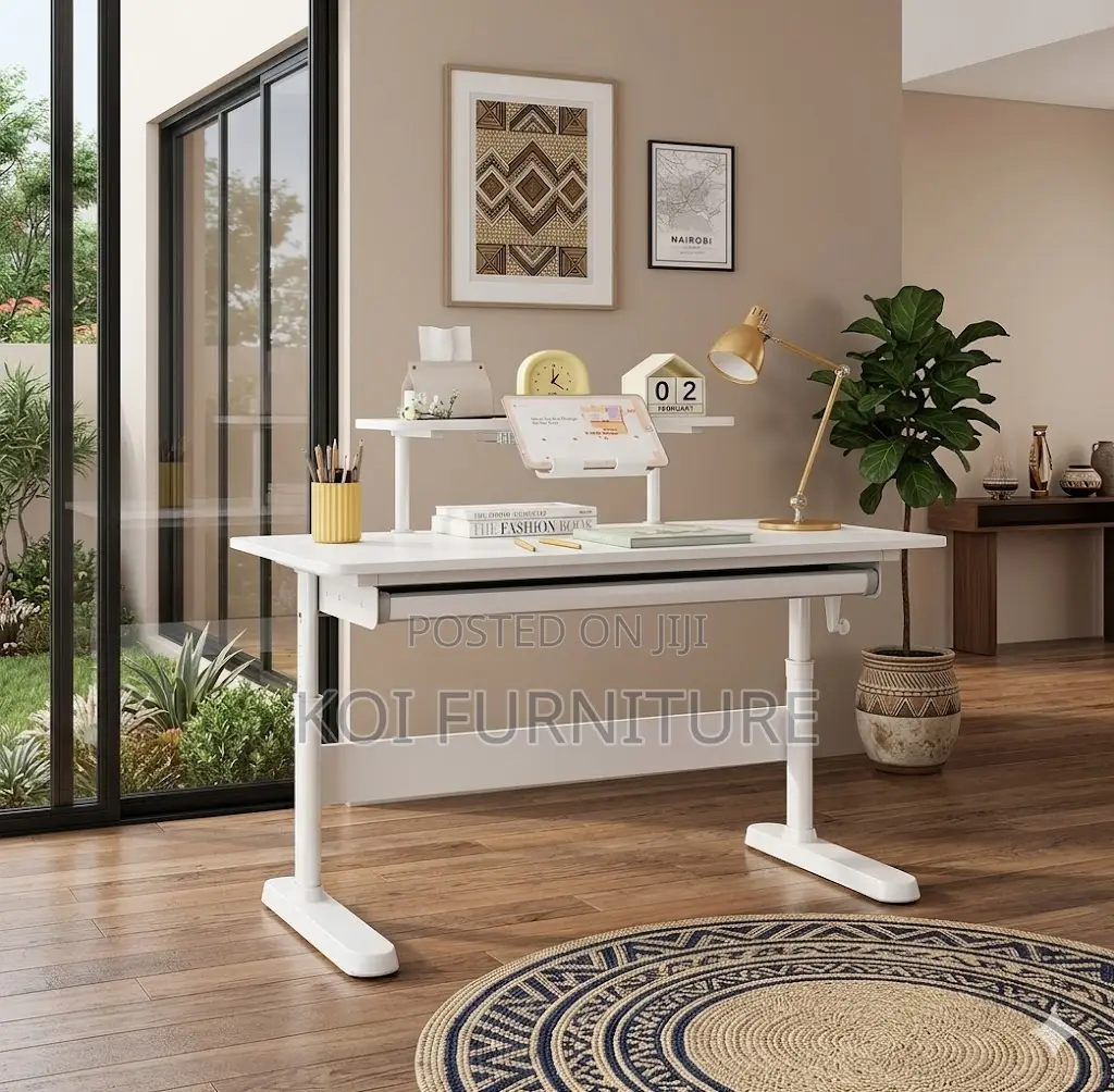 Office Desk; Home Offioce Manual Height Adjustable Computer Desk
