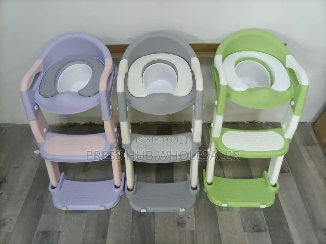 Toddler Potty Training Seat Ladder – Adjustable Step Stool Chair