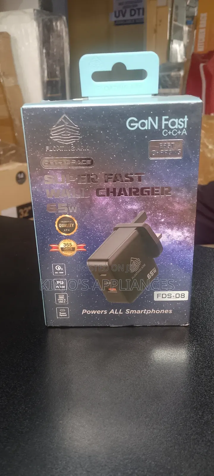 Floating Ark FDS-08 65w Can Charge Laptop Charger