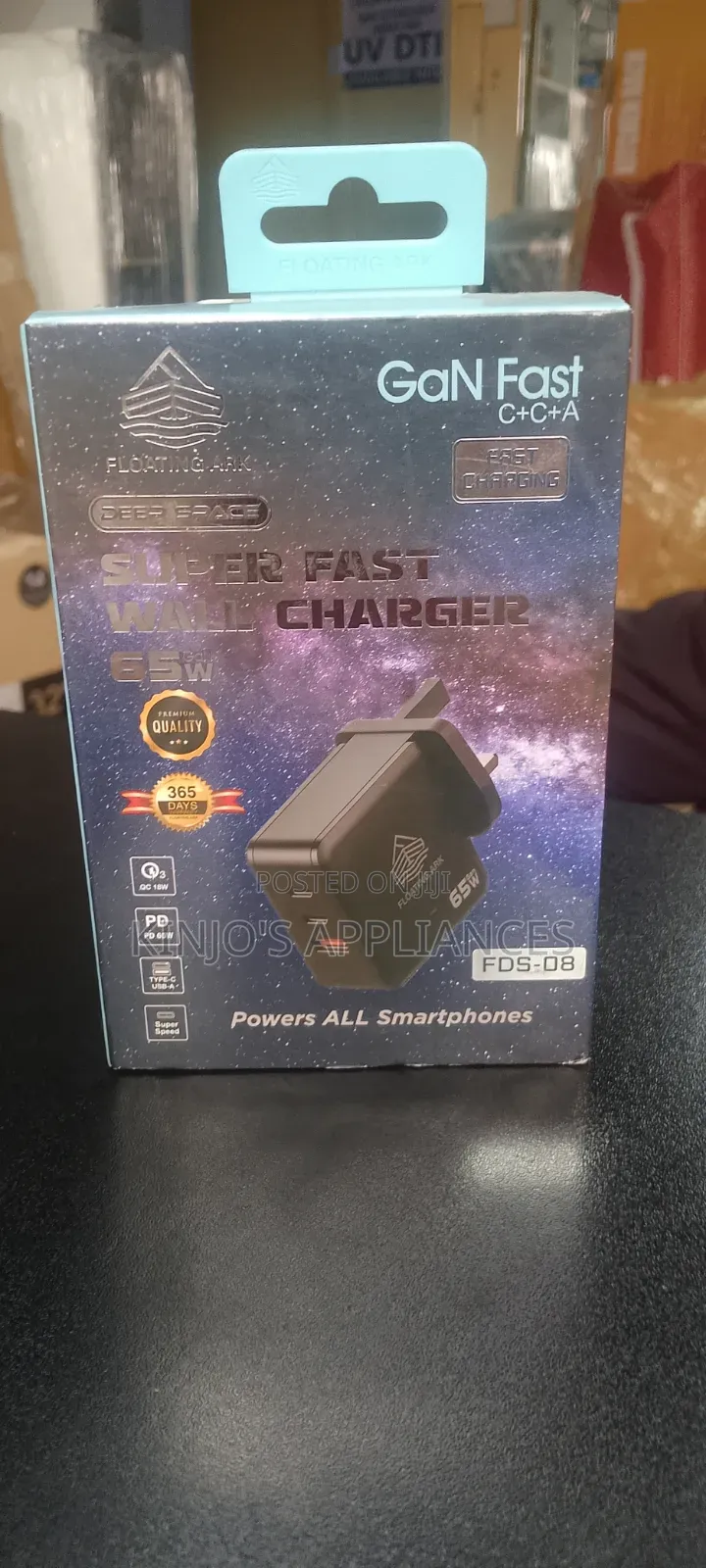 Floating Ark FDS-08 65w Can Charge Laptop Charger