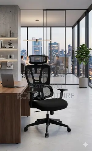 Office Chairs; High Back Fabric Orthopedic Vitoree Chairs