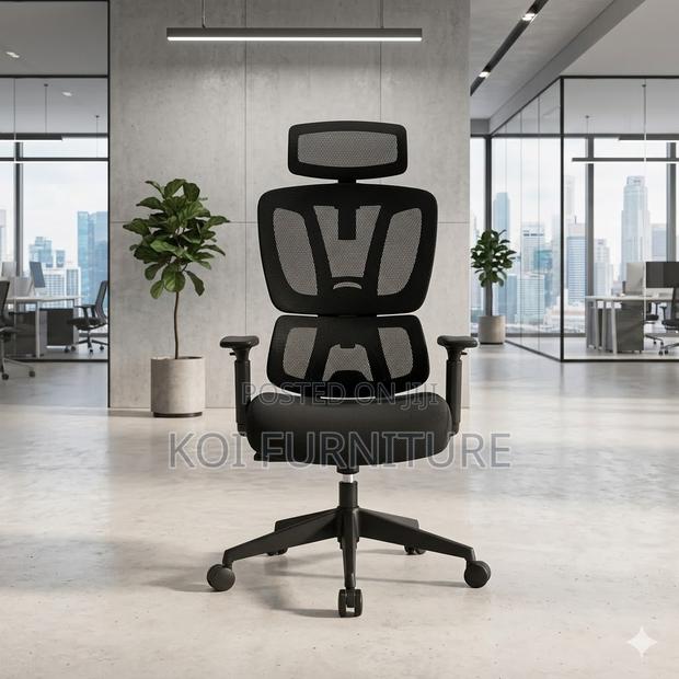 Office Chairs; High Back Fabric Orthopedic Vitoree Chairs - thumbnail 5