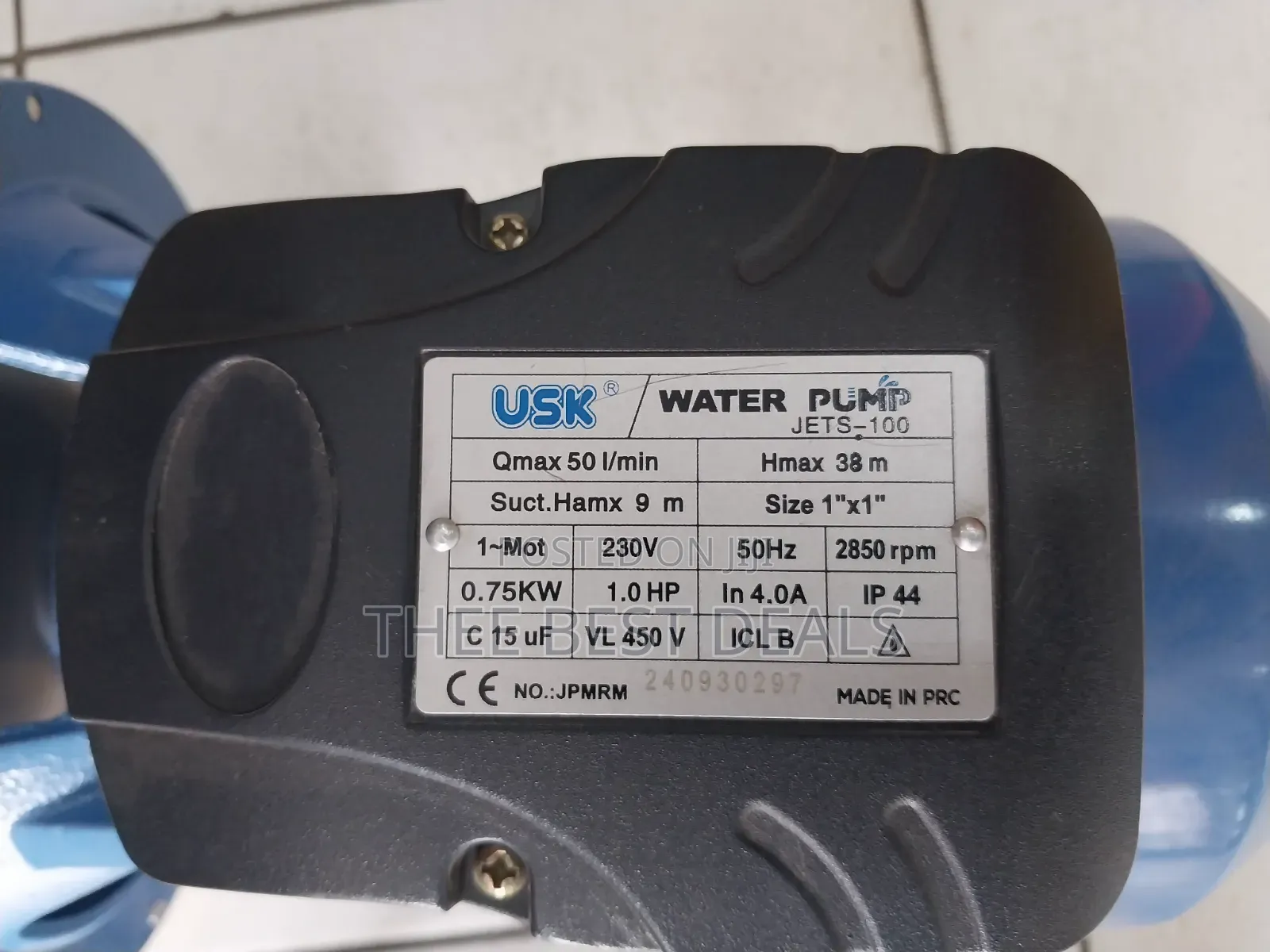 Single Phase Stainless Steel Jet Pump