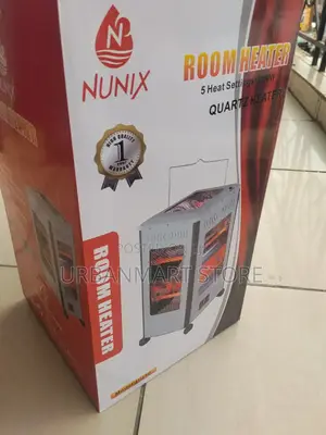 Nunix 2000w 5-Sided Quartz Room Heater With Wheels