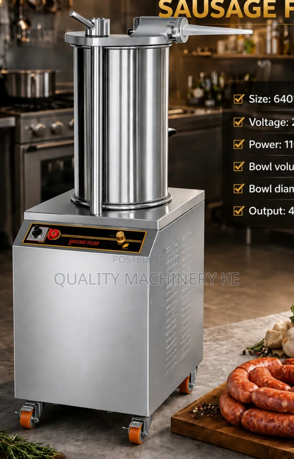 High-Standard Commercial Electric Sausage Filler /Stuffer
