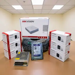 Durable Design 6 Hikvision 1080p CCTV Cameras Complete System Kit