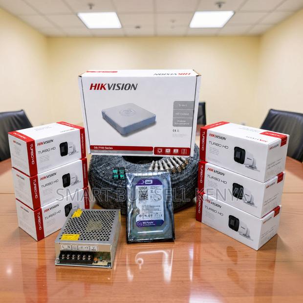 Hassle Free Setup 6 Hikvision 1080p CCTV Cameras Complete System Kit