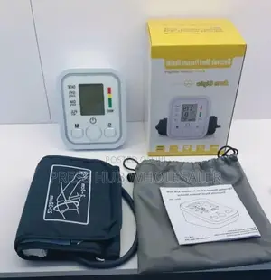 Electronic Blood Pressure Monitor With Large LCD Display