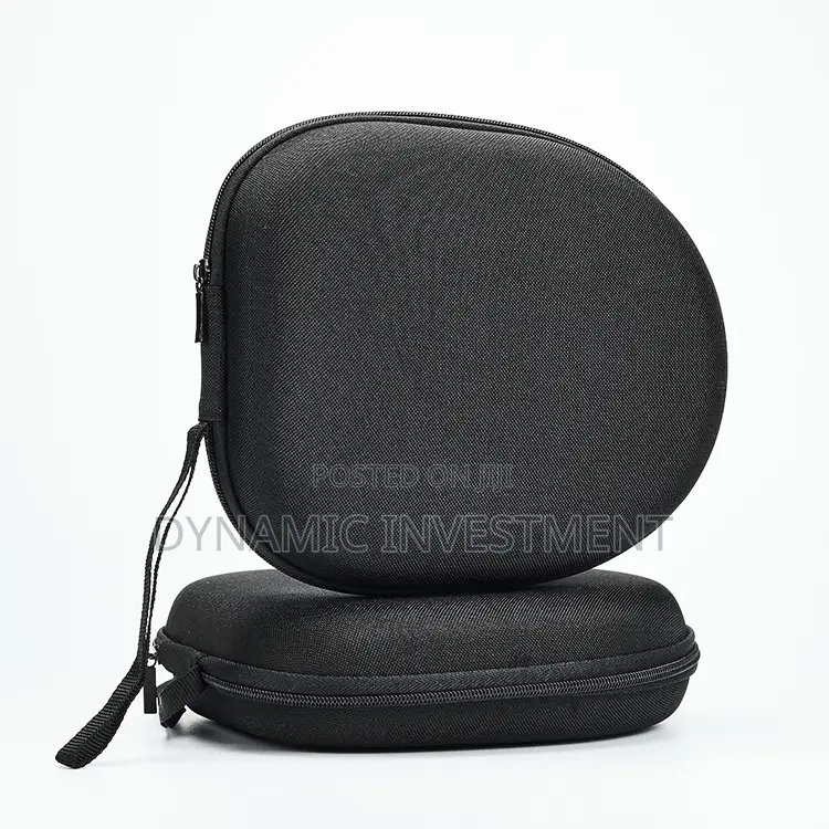 Headphone Portable Case Universal Portable Hard Carrying Bag - Black