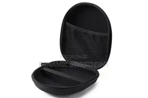 Headphone Portable Case Universal Portable Hard Carrying Bag - Black