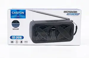 Caston St-2616 Solar Bluetooth Speaker: Heavy Bass Radio