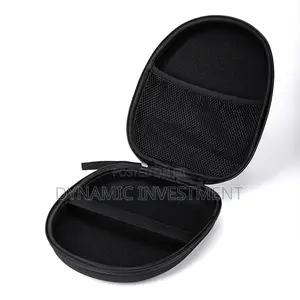 Headphone Case Pouch Travel Bag With Inner Mesh Pocket Storage Case