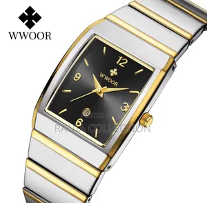 Stainless Steel Wwoor Square Men Watch