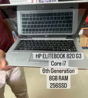 Laptop HP EliteBook 820 G3 8GB Intel Core i7 SSD 256GB