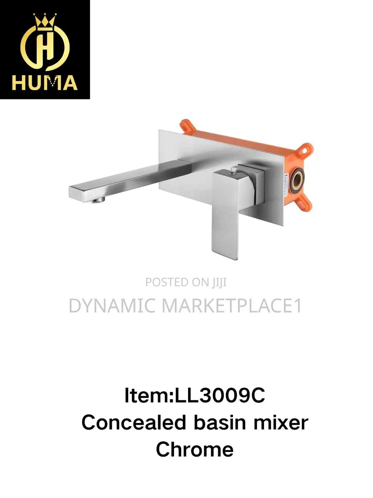 Concealed Basin Mixer Chrome