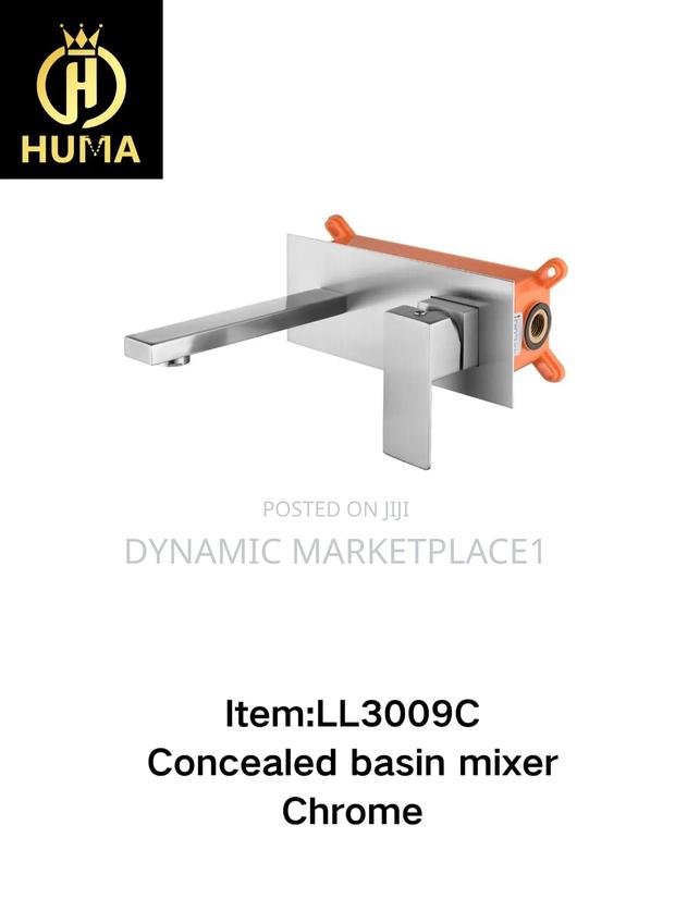 Concealed Basin Mixer Chrome
