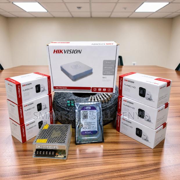 Userfriendly Design 6 Hikvision 1080p CCTV Cameras Complete System Kit