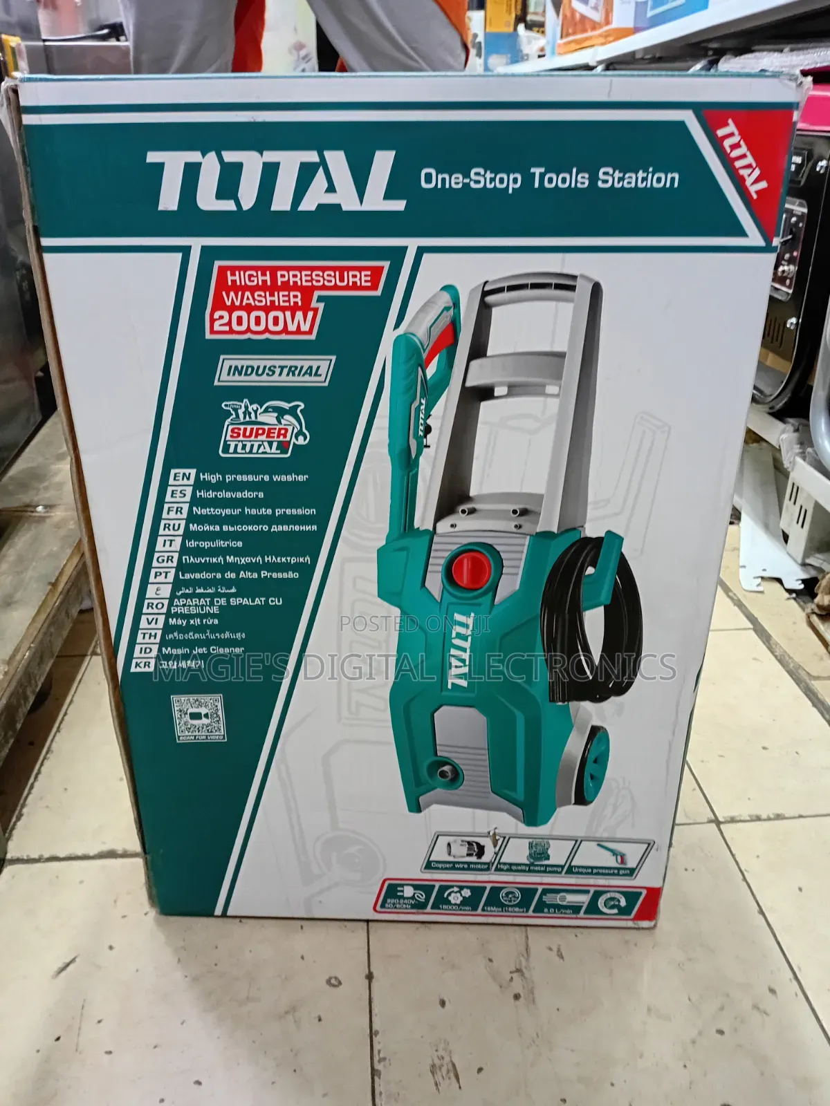 Most Flexible 2000w Total Pressure Washer