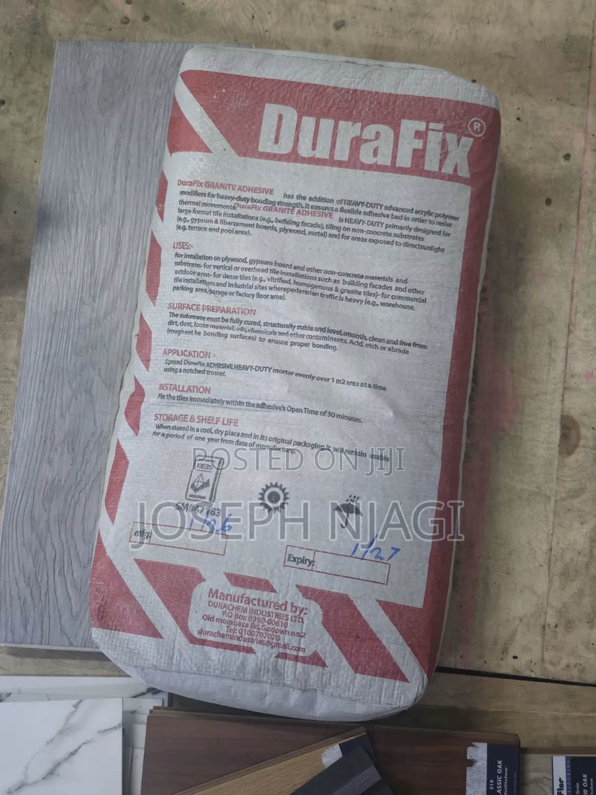 Durafix Granite Marble Adhesive (25kg)