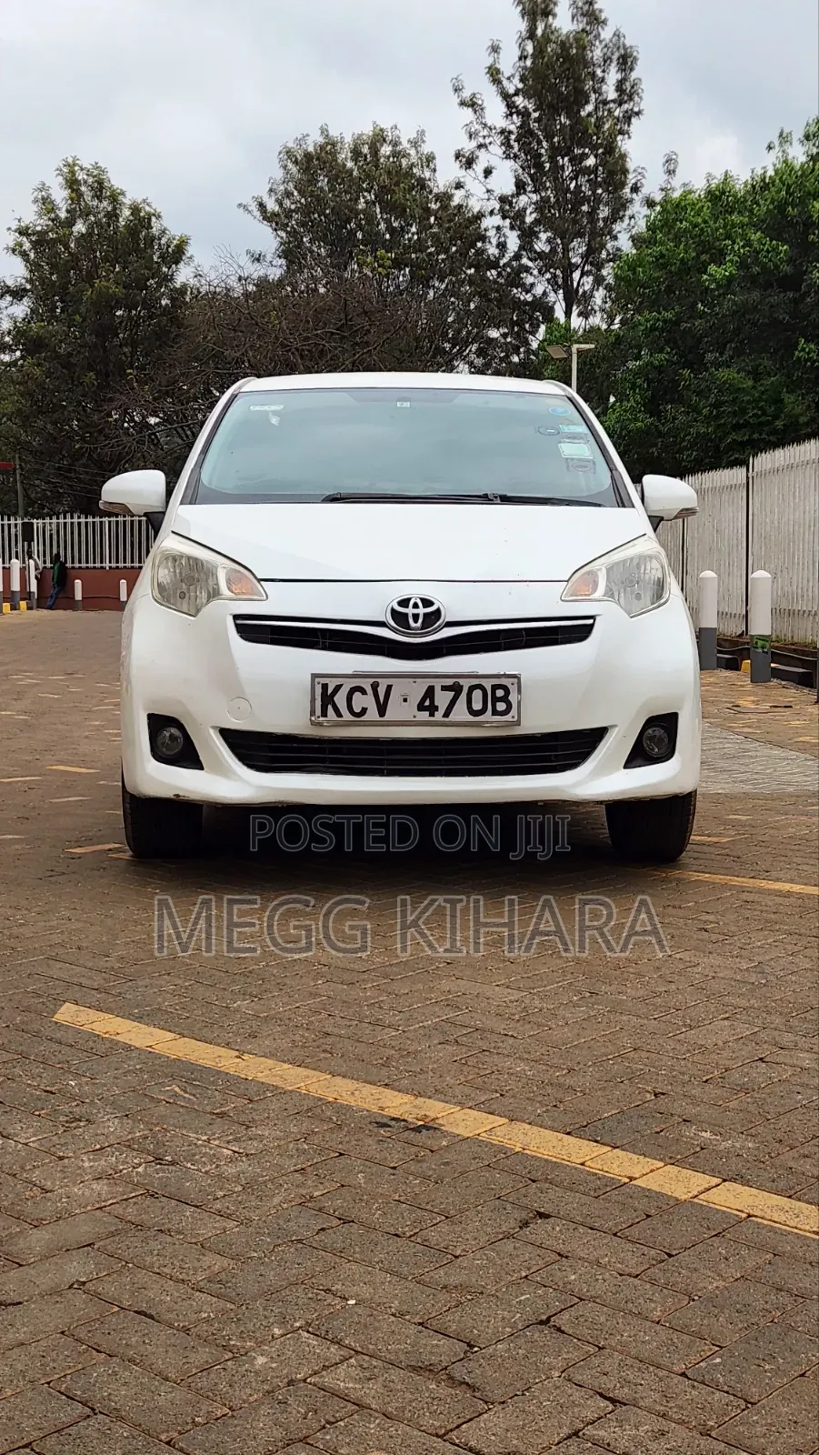 Toyota Ractis 2012 White