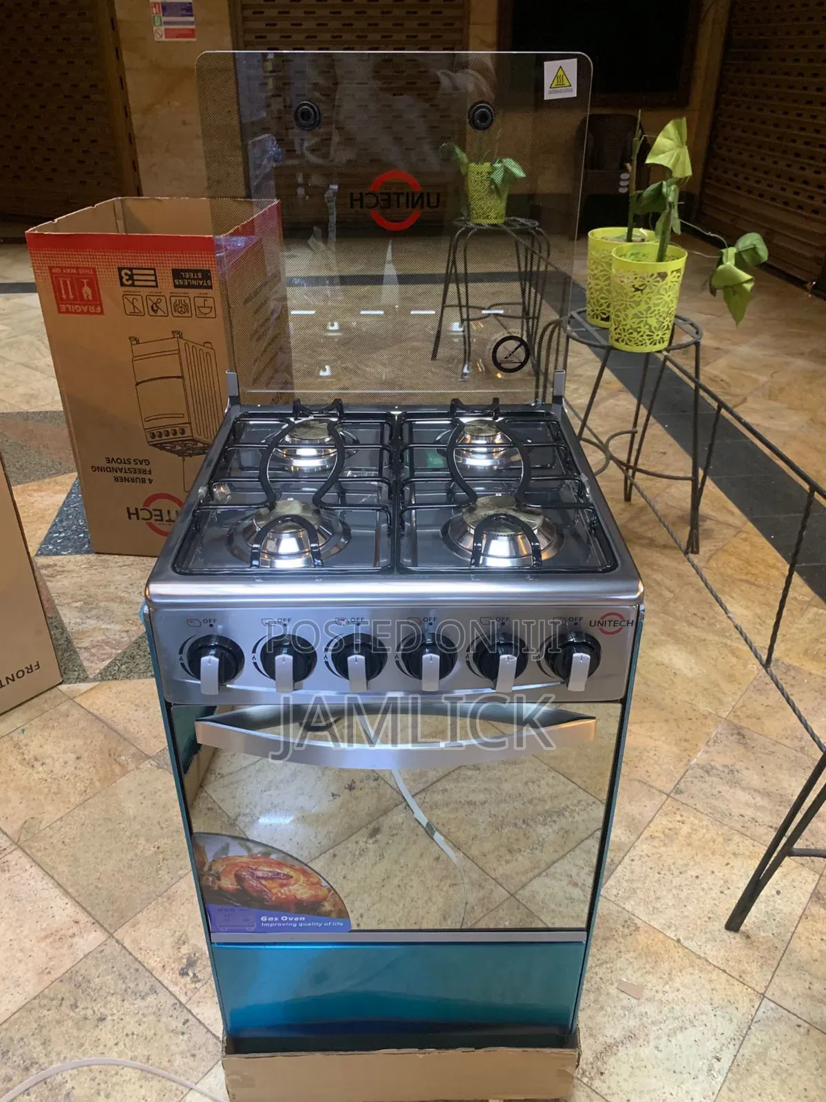 Unitech Cooker 4 Gas Burner - Ab