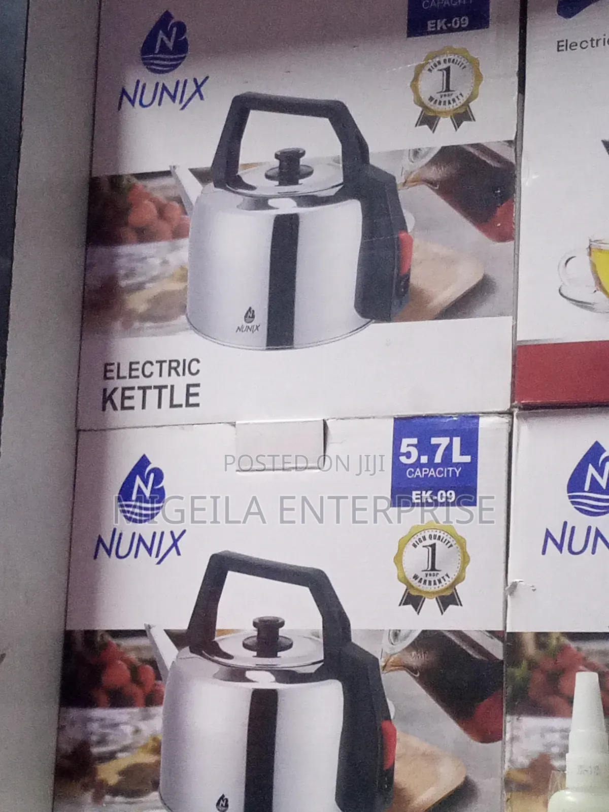 Electric Kettle 5.7l Nunix