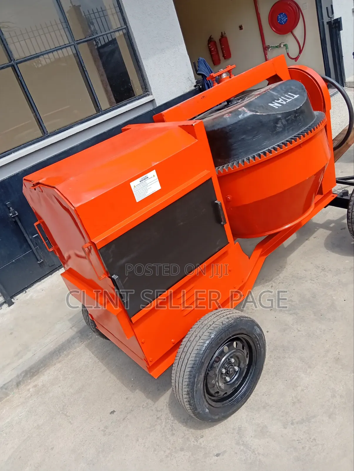 Titan Diesel Engine Concrete Mixer 500l