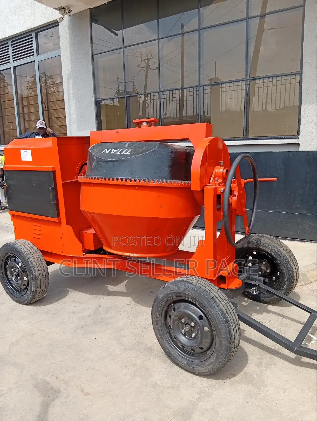 Titan Diesel Engine Concrete Mixer 500l