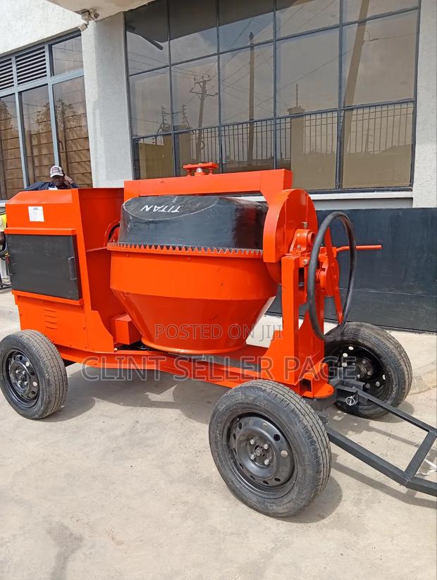 Titan Diesel Engine Concrete Mixer 500l - thumbnail 2