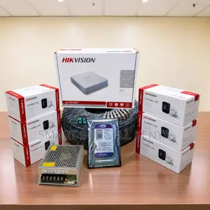 Property Protection 6 Hikvision 1080p CCTV Cameras Complete System Kit