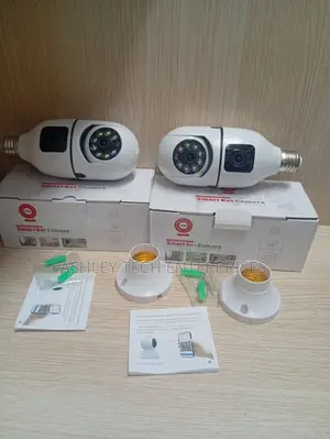 Advanced PTZ Dual Bulb Lens Wifi Bulb Camera – 360° Smart Security