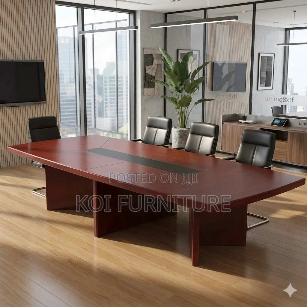 Boardroom Table; Executive 3 Meters Mahogany Office Boardrooom Table