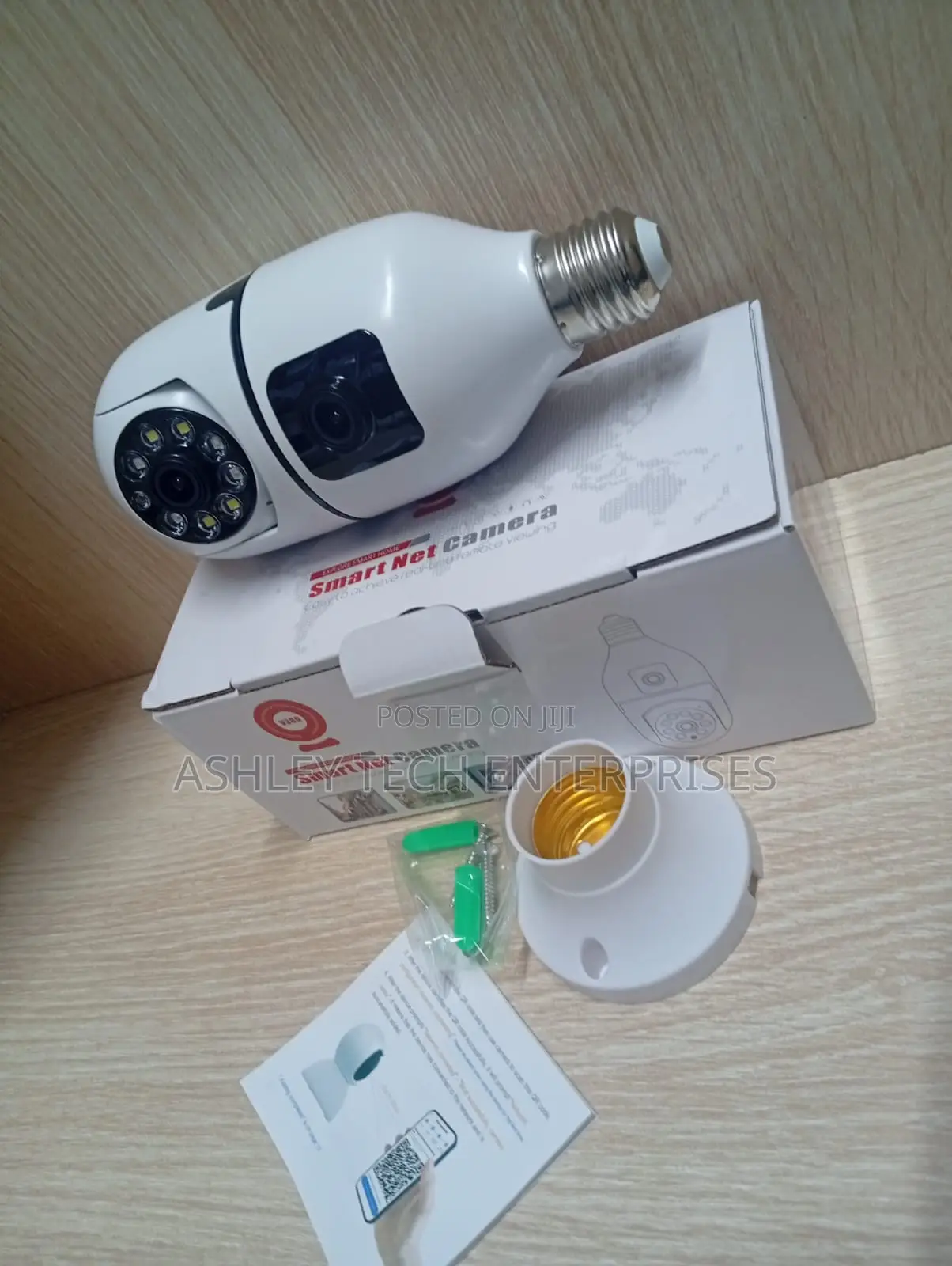 High-Performance Dual Lens PTZ Security Bulb Camera