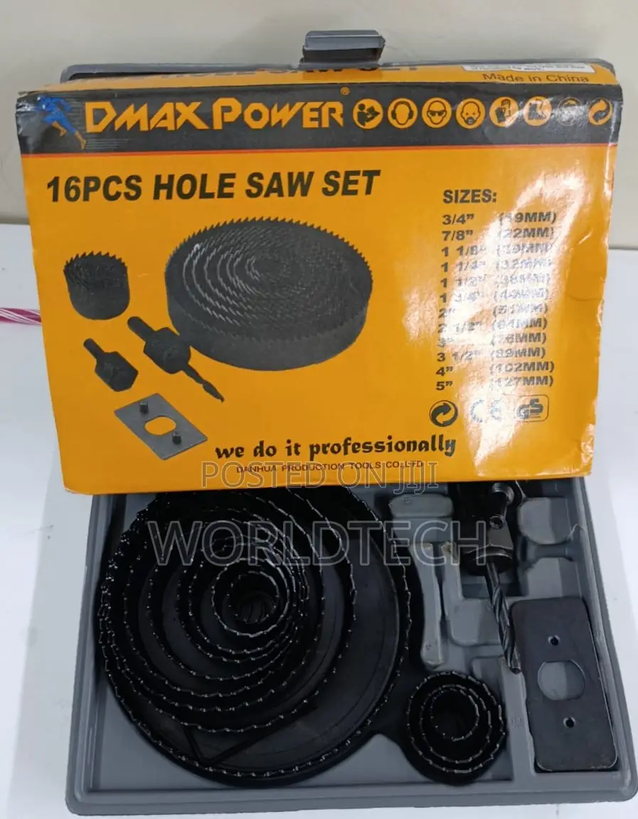 16-Piece Hole Saw Set