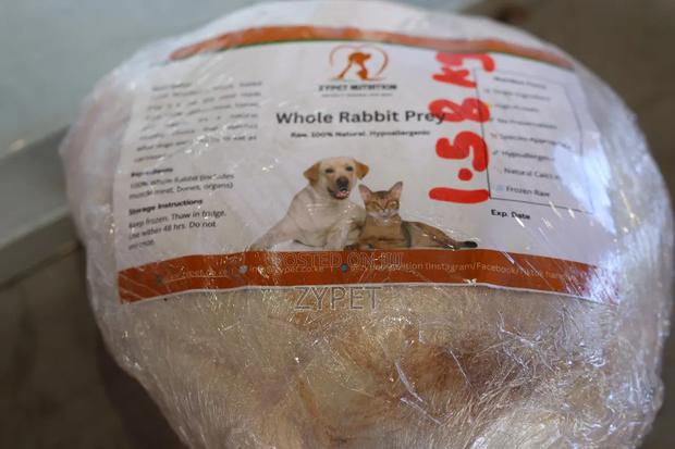 Frozen Raw Whole Prey Rabbit Meat - main view