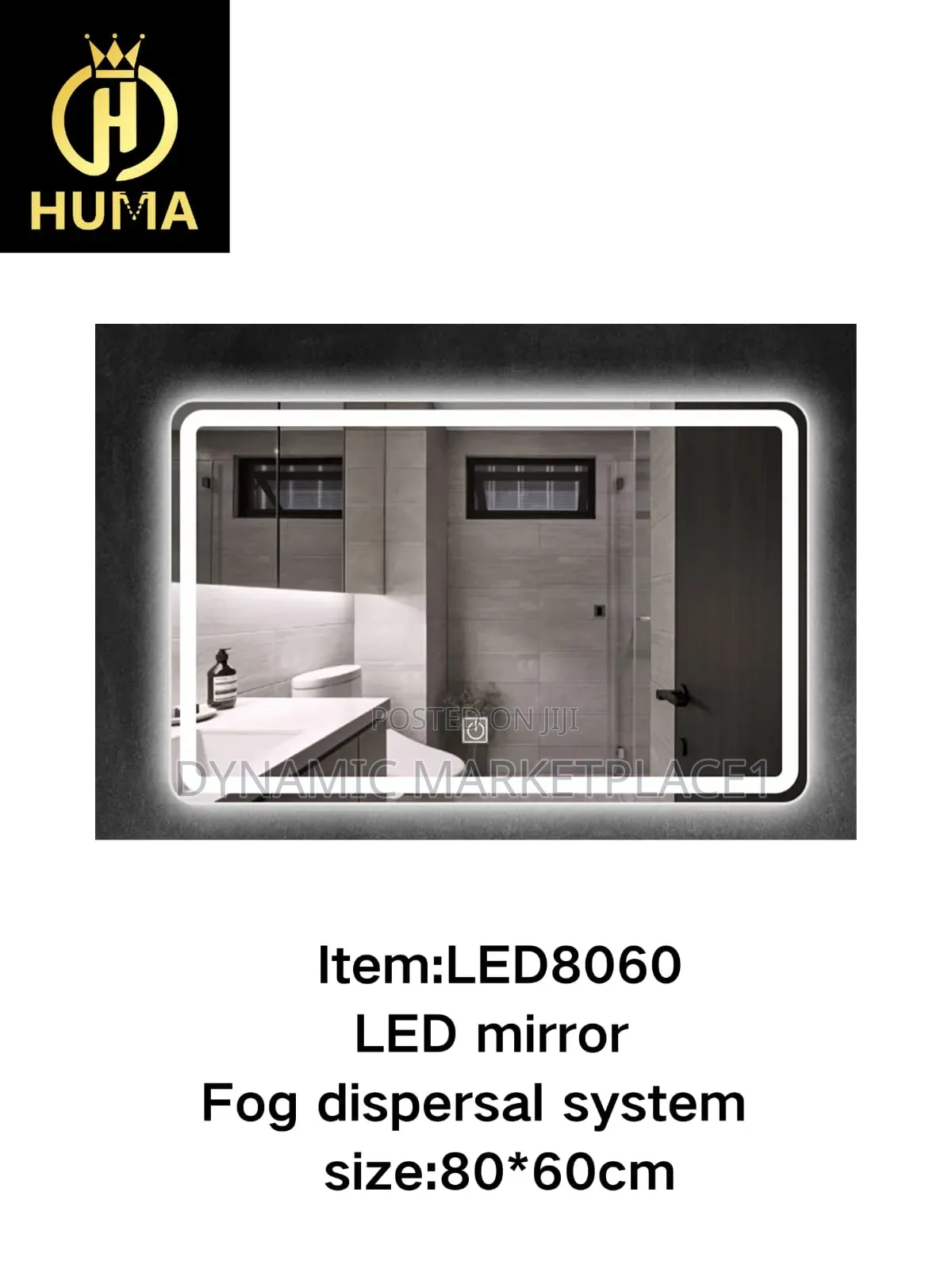 Led Mirror Fog Dispersal System