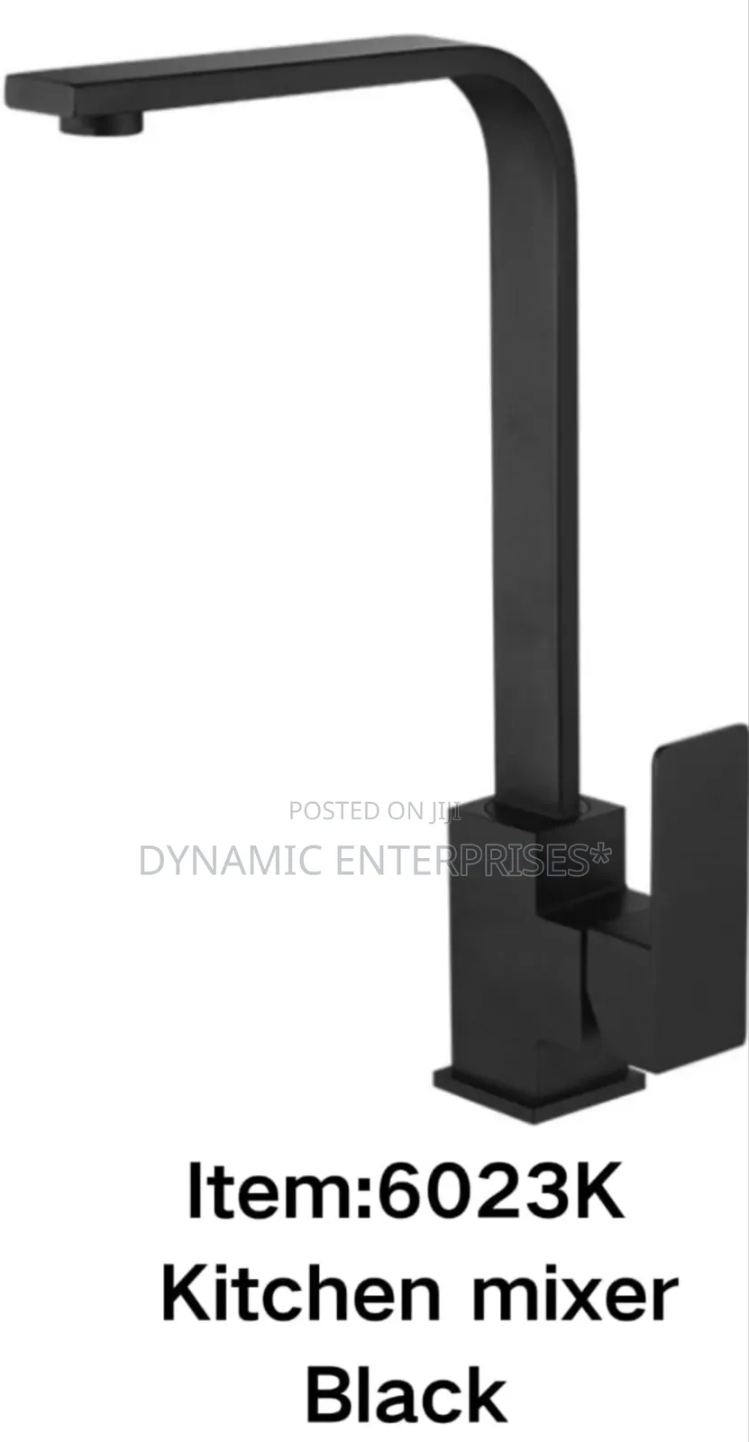 Huma Sink Mixer Black