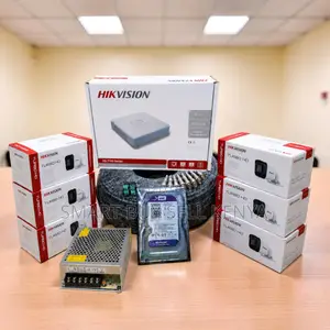 Smart Protection 6 Hikvision 1080p Hd CCTV Cameras Complete System Kit