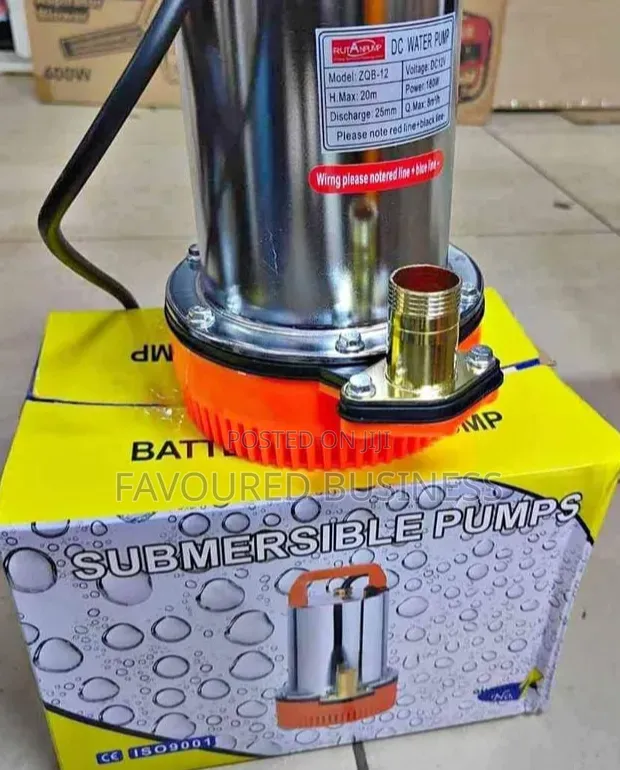 Heavy Duty Dc Submersible Water Pump/ Reliable Solar Water Pump 12v