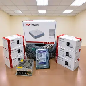 Enhanced Safety 6 Hikvision 1080p Hd CCTV Cameras Complete System Kit