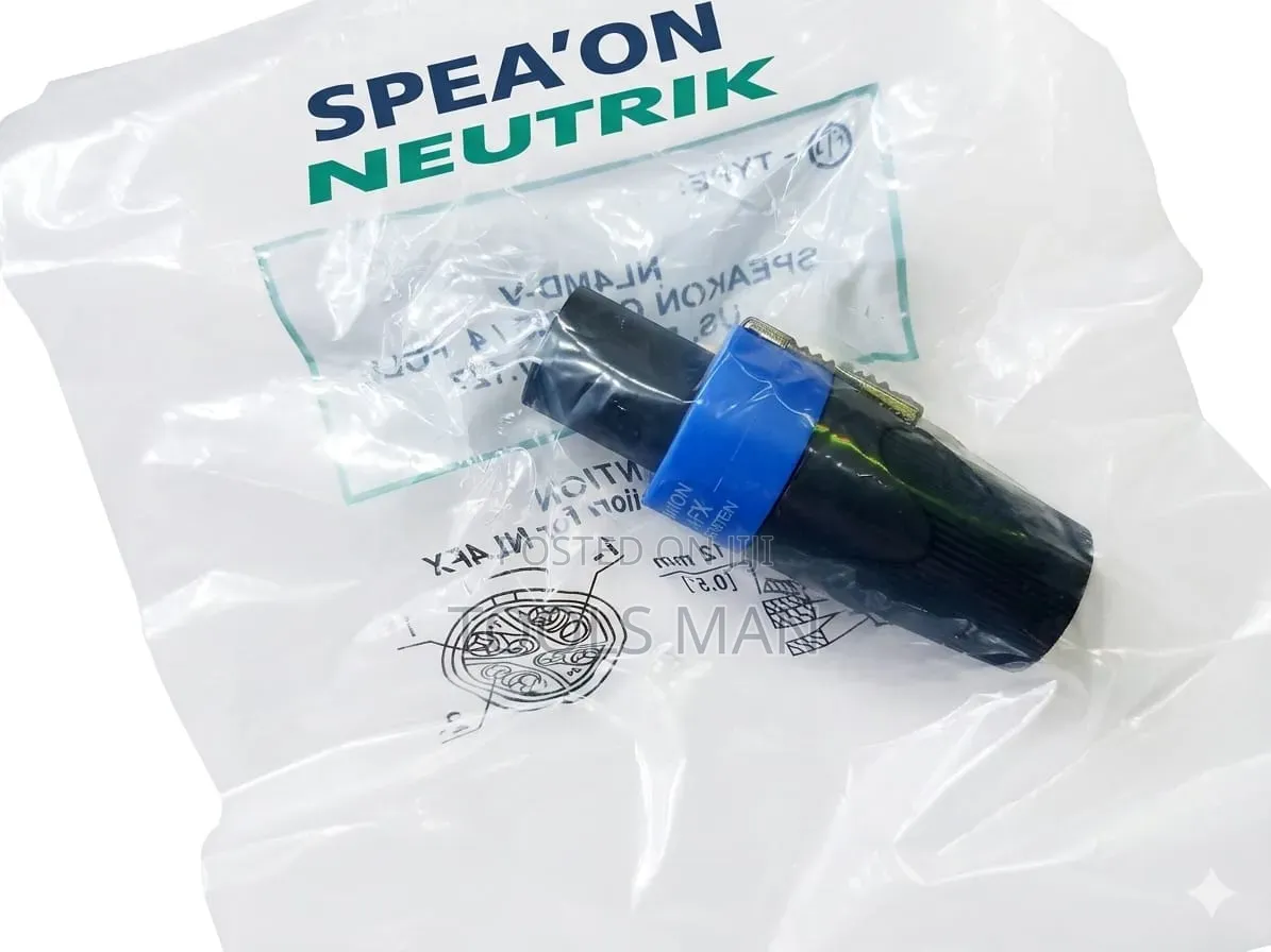 Neutrik Speakon Nl4fx 4-Pole Professional Speaker Connector.