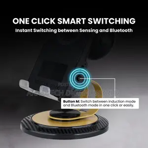 Induction Sound Speaker Phone Stand With Wireless Charger