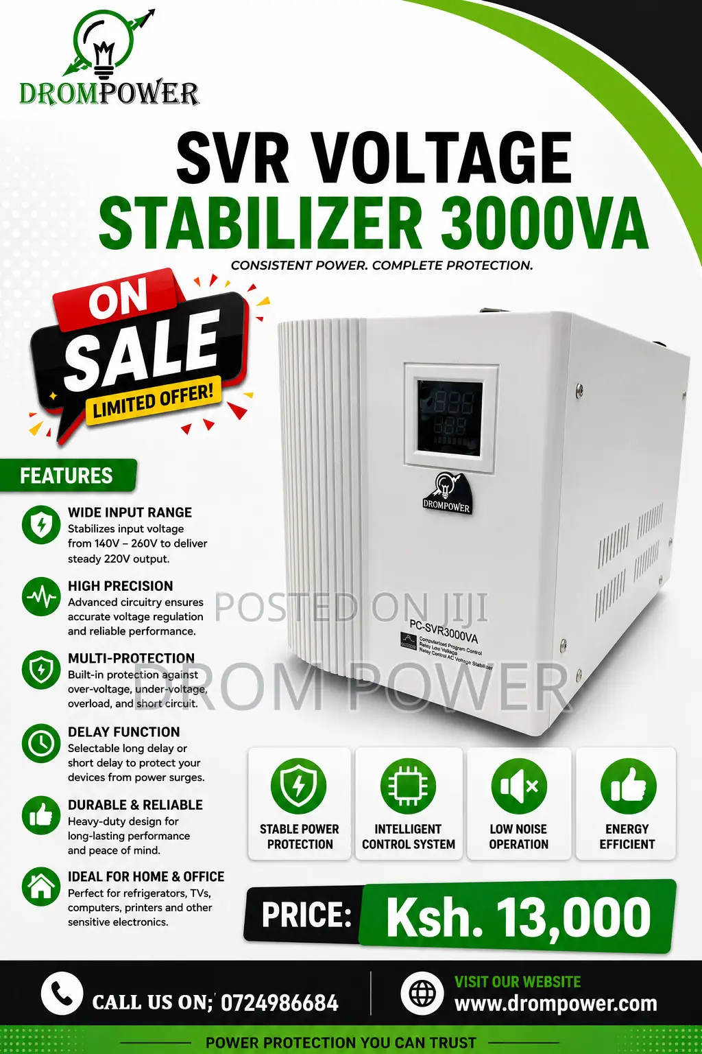 SVR 3000va Voltage Stabilizer