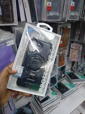 iPhone 17 Invisible Metal Ring Stand Cover