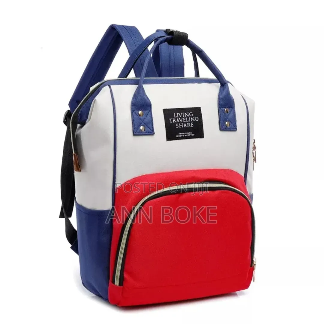 Baby Diaper Bag Waterproof 
: Navy Blue, Cream With Blue, Black